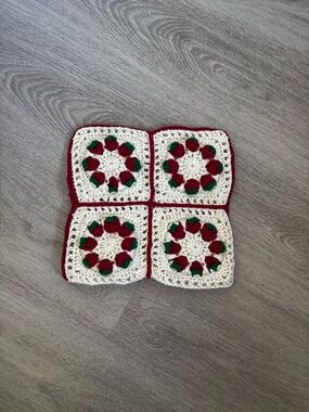 Crochet Strawberry Hat